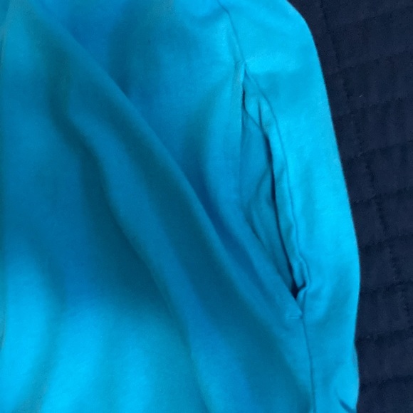 Land's End Off the Shoulder Ruffle Hem Swim Cover-up Dress with Pockets! - Picture 5 of 7